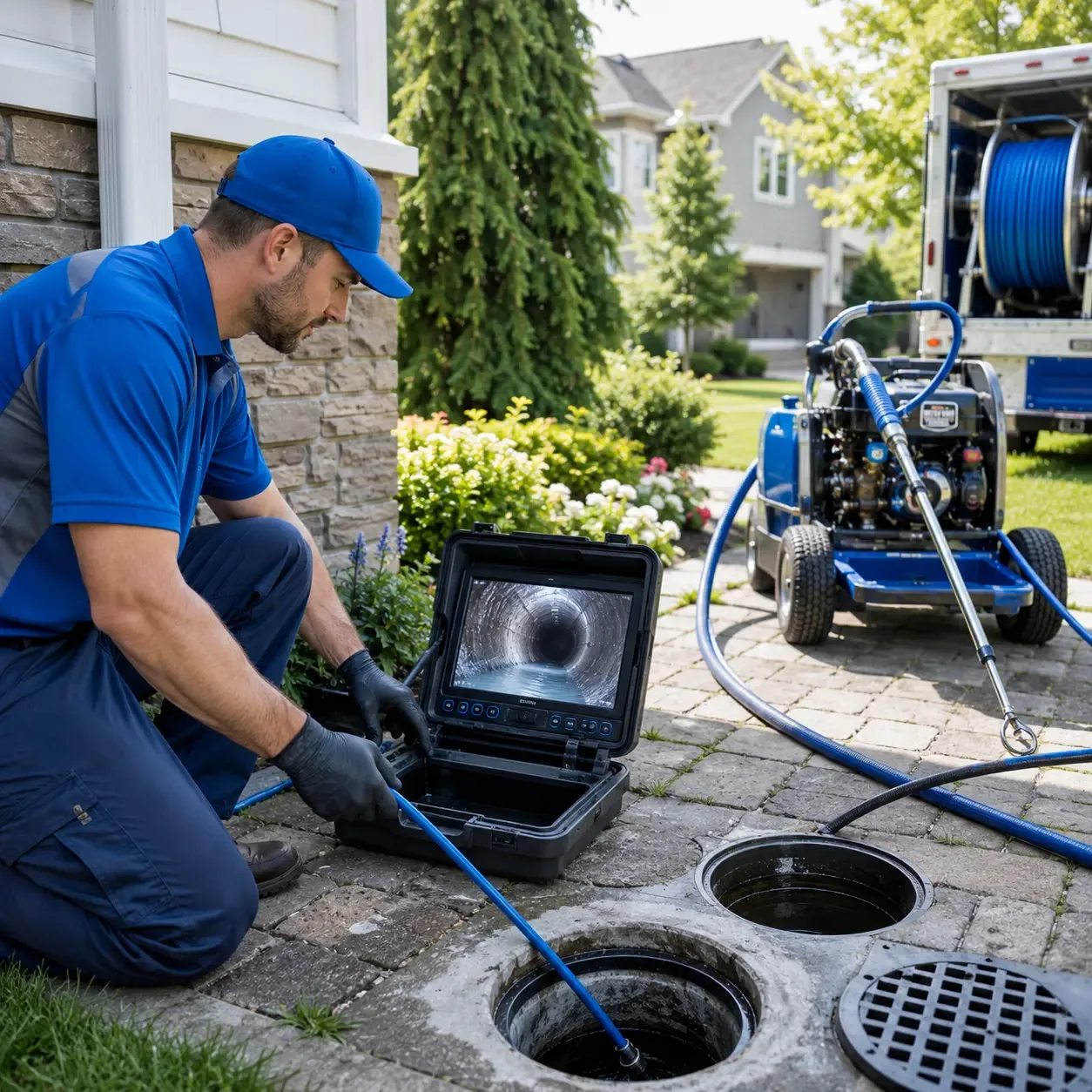 Outdoor drain cleaning professionals serving Docena, AL